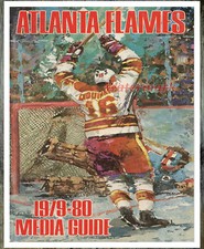 NHL Atlanta Flames 1979 - 80  ART Media Guide Cover Color REPRINT 8 X 10 Photo