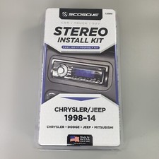 Scosche CJ2086A Car Stereo Install Kit Chrysler Jeep Dodge 1998 To 2014 DIY