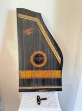 Antique 18-1900'S  S. Nace" Zither "Bavarian Harp" Made In Philadel