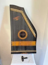 Antique 18-1900'S “S. Nace" Zither "Bavarian Harp" Made In Philadel
