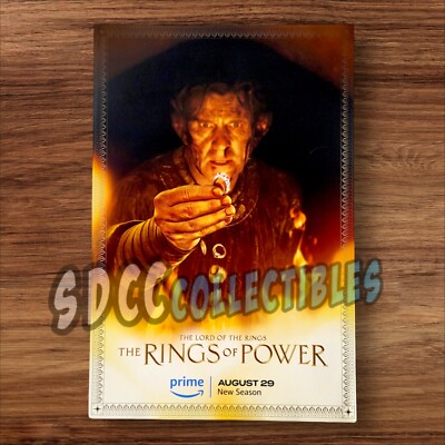 SDCC 2024 THE RINGS OF POWER LOTR SEASON POSTER 12×18