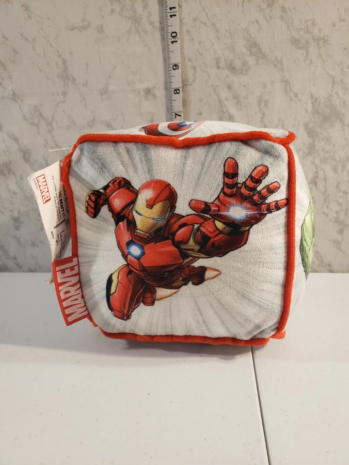 Marvel The Avengers Weighted Beanbag Square Pillow Hulk Ironman Capt. Thor - Image 2 of 4