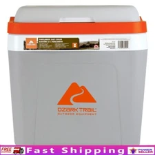 Portable Ice Chest Cooler Hard Sided 26QT 32 Can Cold Retention Travel New