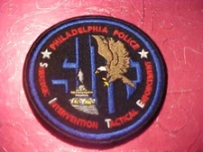 PHILADELPHIA PENNSYLVANIA S.I.T.E. POLICE PATCH SHOULDER SIZE UNUSED 3 1/2 INCH