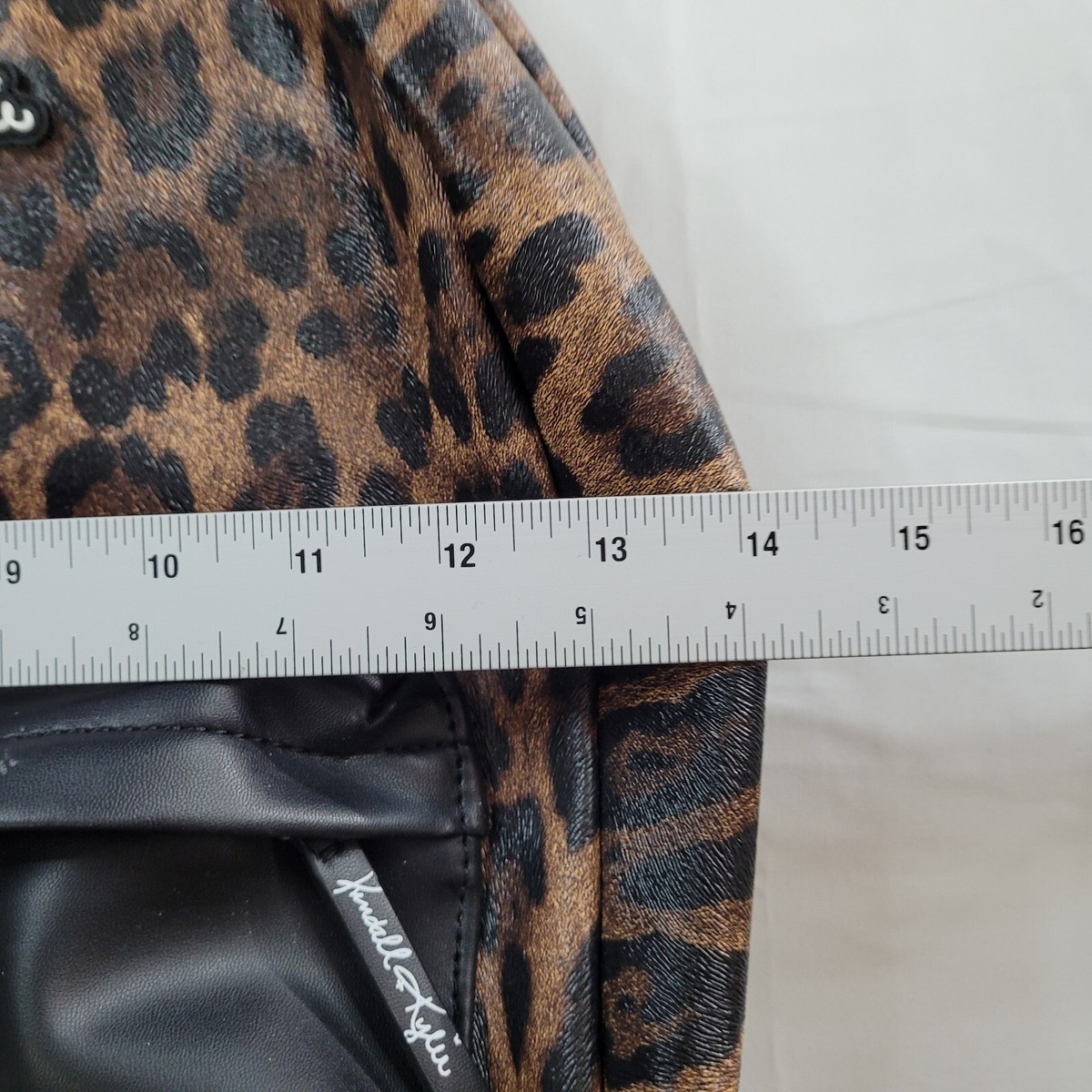Kendall & Kylie Backpack Leopard Print Back Pack Medium Size 