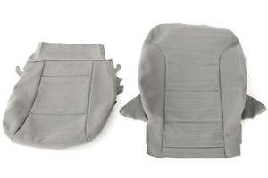 Sitzbezug Basissitz Stoff Fluid / Linea grau BMW E60 E61 520d - 550i Lim. + Tour