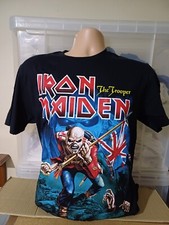 IRON MAIDEN T SHIRT TROOPER EDDIE LARGE EYES
