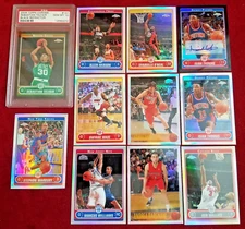 2006-07 Topps Chrome Refractor Iverson Shaq O'NEAL Wade Black PSA 10 Telfair