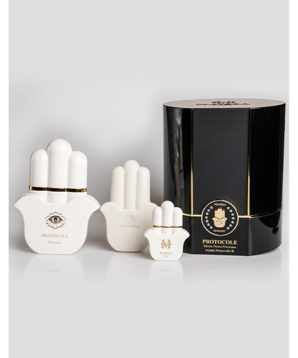 Coffret Maissa Pierres Précieuses Protocole le luxe d'un rituel parfumé rare