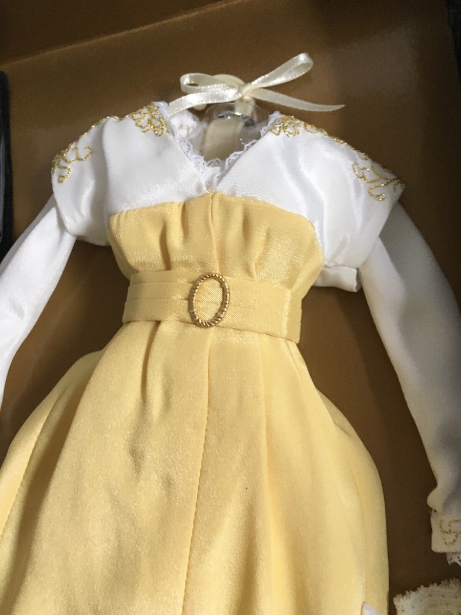 Franklin Mint TITANIC Rose Doll Yellow STROLLING Dress ENSEMBLE
