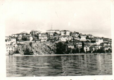 Foto, 2.WK. 1./I.R.7 GRC 1942: ''Kandia'' - Küstenort auf dem Peloponnes (MB)21326