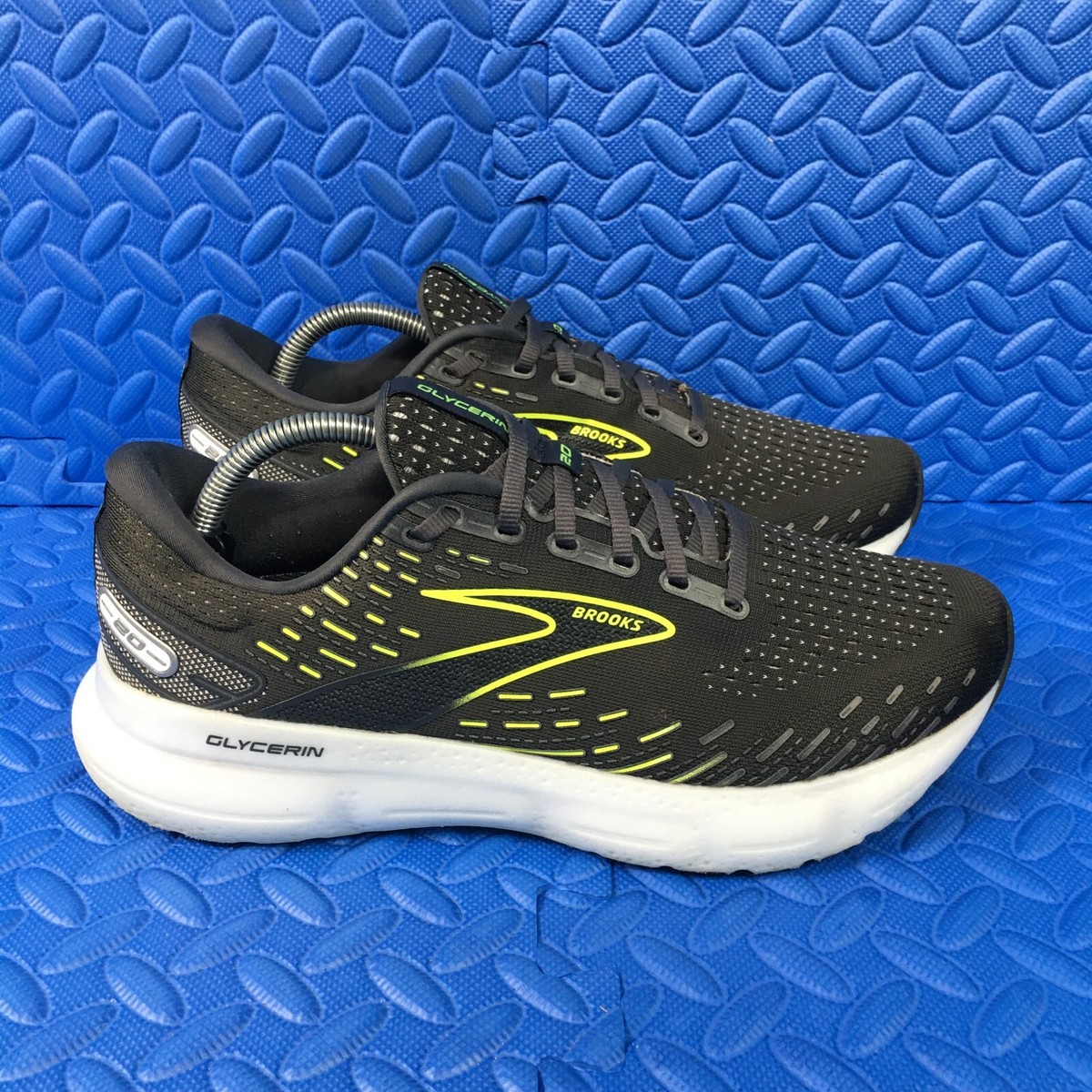 Brooks Glycerin 20 Mens Running Walking Shoes Gray Athletic 