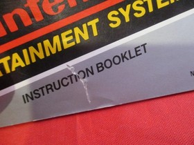 Super Mario Bros. 1 /Duck Hunt Nintendo (NES) w/Manual WORKS! *badly damaged* #B