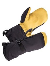 Waterproof and Windproof Genuine Deerskin Leather Ski Gloves Large SD8649T