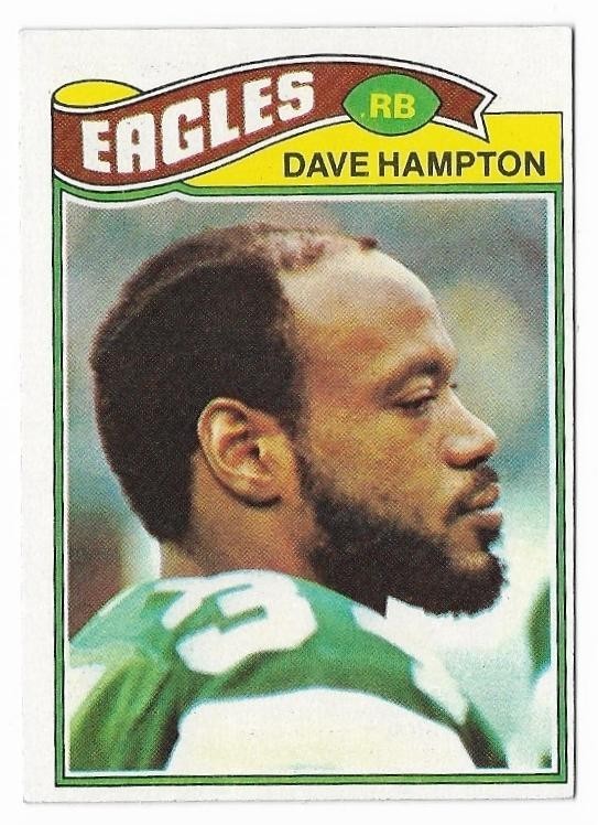 DAVE HAMPTON 1977 Topps Football #126 Eagles Wyoming Cowboys 🔥Set Break🔥