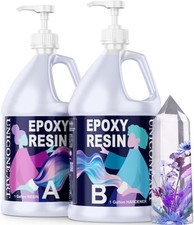 Epoxy Resin Kit 2 Gallon 1 Gal Resin 1 Gal Hardener Art Resin Epoxy Craft Kit