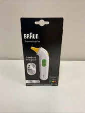 Braun ThermoScan 4 Digital Ear Thermometer- Color Coded Fever Guidance B58-34