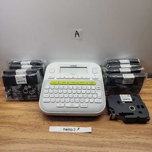Brother P-Touch PT-D210 Label Maker With 9 Cartridges