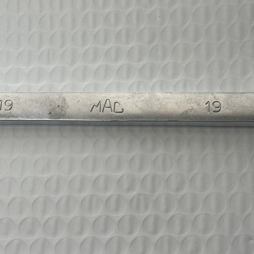 MAC Tools USA M19CW Metric 19mm Chrome Combination Wrench Vintage Mac - Picture 3 of 13
