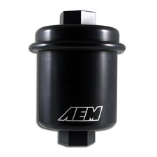 AEM 25-200BK High Volume Fuel Filter, Black Anodized