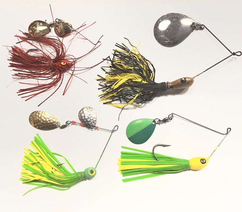 4 Vintage Spinner baits Strike King, Cordell Spider, Others Excellent Condition