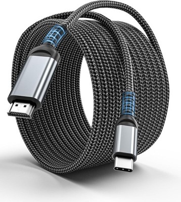 USB C auf HDMI Kabel 10ft 4K 60Hz vergoldet Aluminium kompatibel MacBook