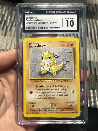 Sandshrew graded CGC 10 for sale on eBay