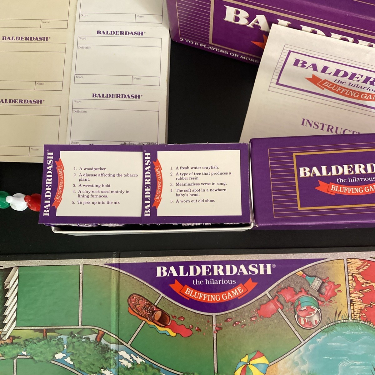 Balderdash Board Game - 1984 - The Hilarious Bluffing Game