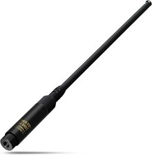 Long Range Dual Band VHF UHF Ham Radio Antenna - High Gain Telescopic SMA Male