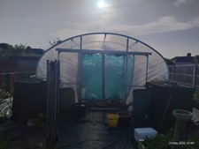 Highlander Super Strenth Polytunnel with all attachments - 30 feet long, 16 feet