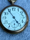 Vintage Antique Elgin 21J -20 Year Warranted Gold Pocket Watch-B.W. Raymond