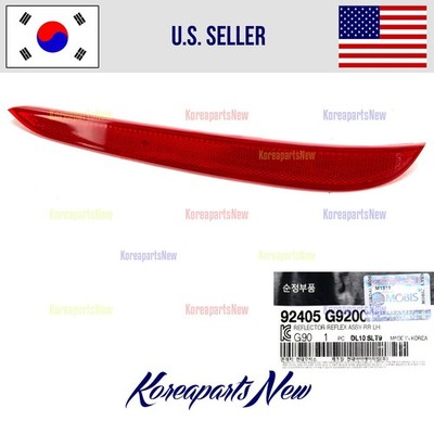 REAR Bumper Reflector Reflex Left DRIVER 92405G9200  OEM  Genesis G70 2019-2021