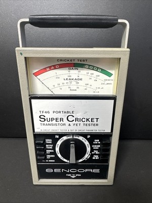 VTG Sencore TF46 Super Cricket Transistor FET Tester Portable
