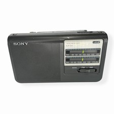 Sony ICF-38 Two Band Portable Radio AM/FM Black Sony ICF-38 AC/DC