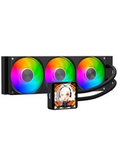 darkFlash DF-DV360M-BK MAX 360mm AIO LCD CPU Cooler ARGB Intel AMD Black 