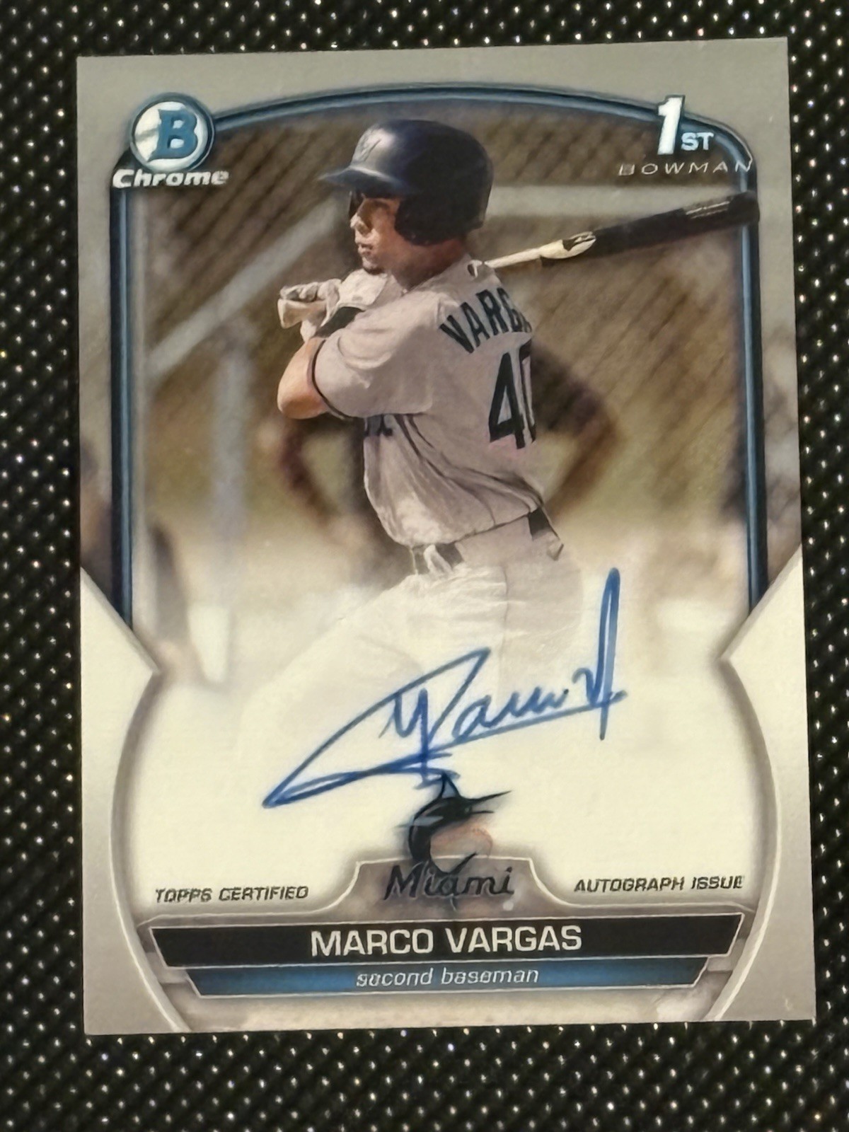 2023 Bowman Chrome Prospect Marco Vargas Auto #CPA-MVA