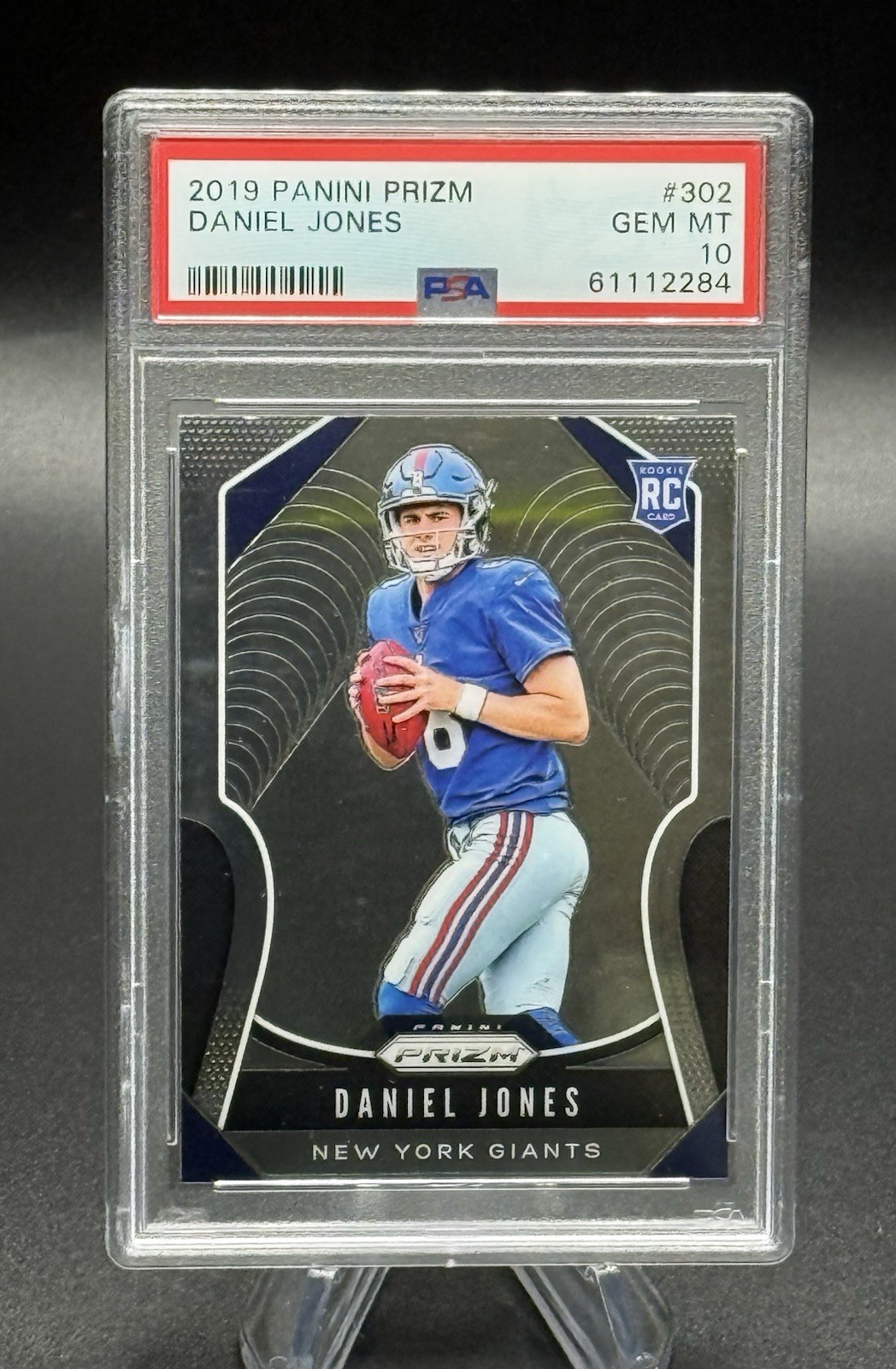2019 Daniel Jones Panini Prizm #302 RC Giants Rookie Card PSA 10 Gem Mint