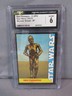 SEE-THREEPIO C-3PO #7 Star Wars Wonder Bread 1977 Card CGC 6