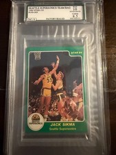 1983-84 Star Seattle Supersonics Sealed Bag DGA 10/8.5 Encased Rare 10 grade!