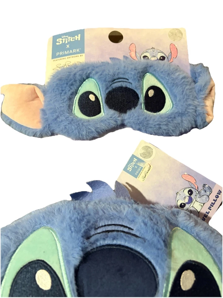 Disney’s Lilo and Stitch Travel Pillow And Eye Mask Primark Exclusive New - Image 3 of 4