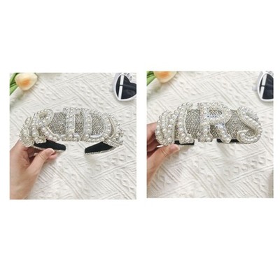 MUCH Pearls Headband Bridal Lady Headpieces Birthday Party Party Props