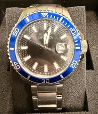 invicta mens Pro Diver watch Blue And Black .Never Been Sized Or Worn