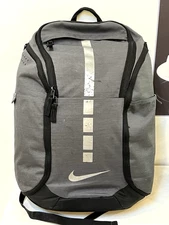 Nike Hoops Elite Pro Backpack Basketball Black Metallic Silver Cool Gray