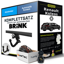 Für RENAULT Koleos II Typ HC Anhängerkupplung abnehmbar +eSatz 7pol 16- NEU PKW
