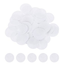 300Pcs, Round Felt Circles 40mm/1.57 Inch Non-Woven Felt Fabric Circle White