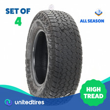 Set Of 4 Used 26570r18 Goodyear Wrangler Territory Rt 116t - 9.5-10.532