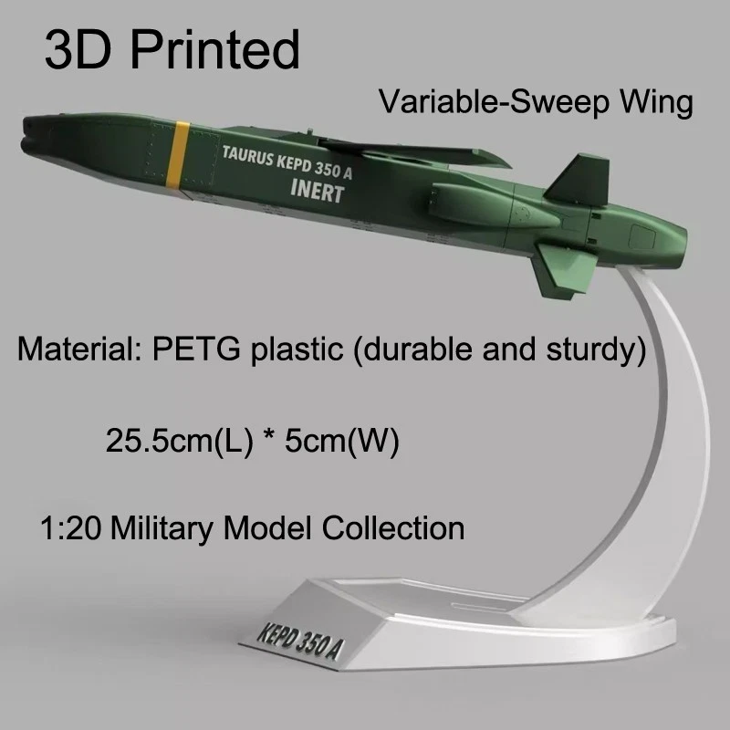 3D Printed 1:20 Military Model Collection Germany TAURUS KEPD 350 Cruise Missile - Image 2 of 4