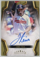 L138 JOSE TENA RC AUTO 2024 TOPPS FIVE STAR #FSA-JT GUARDIANS NATIONALS AUTOGRAP