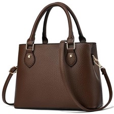 Purses and Handbags for Women Leather Crossbody Bags Women's Tote CC Coffee