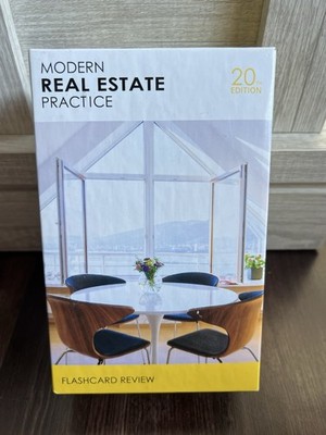 Dearborn Modern Real Estate Practice 20th Edition Flashcard Review